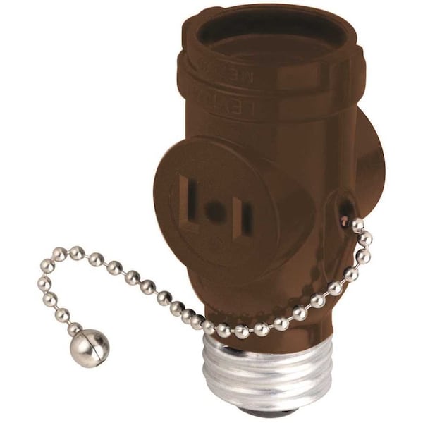 Satco Brown Pull Chain Socket 90/446 Zoro